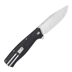 Нож складной SRM 221X-GB Satin (14C28N, Black G10/CF)