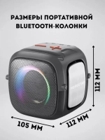 Портативная колонка Party One Mini grey