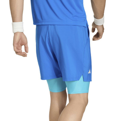 Мужские теннисные шорты Adidas Club 2in1 - glory blue