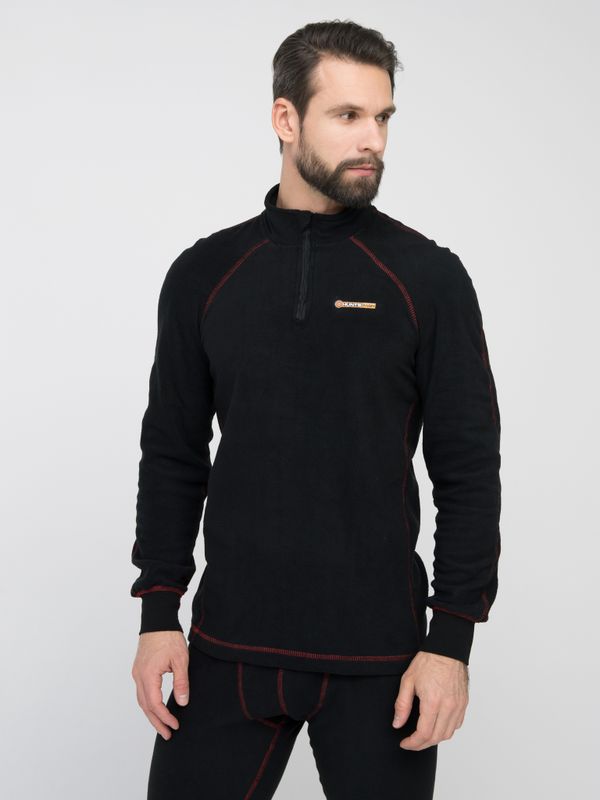 Термобелье Thermoline ZIP ткань Флис цвет Черный