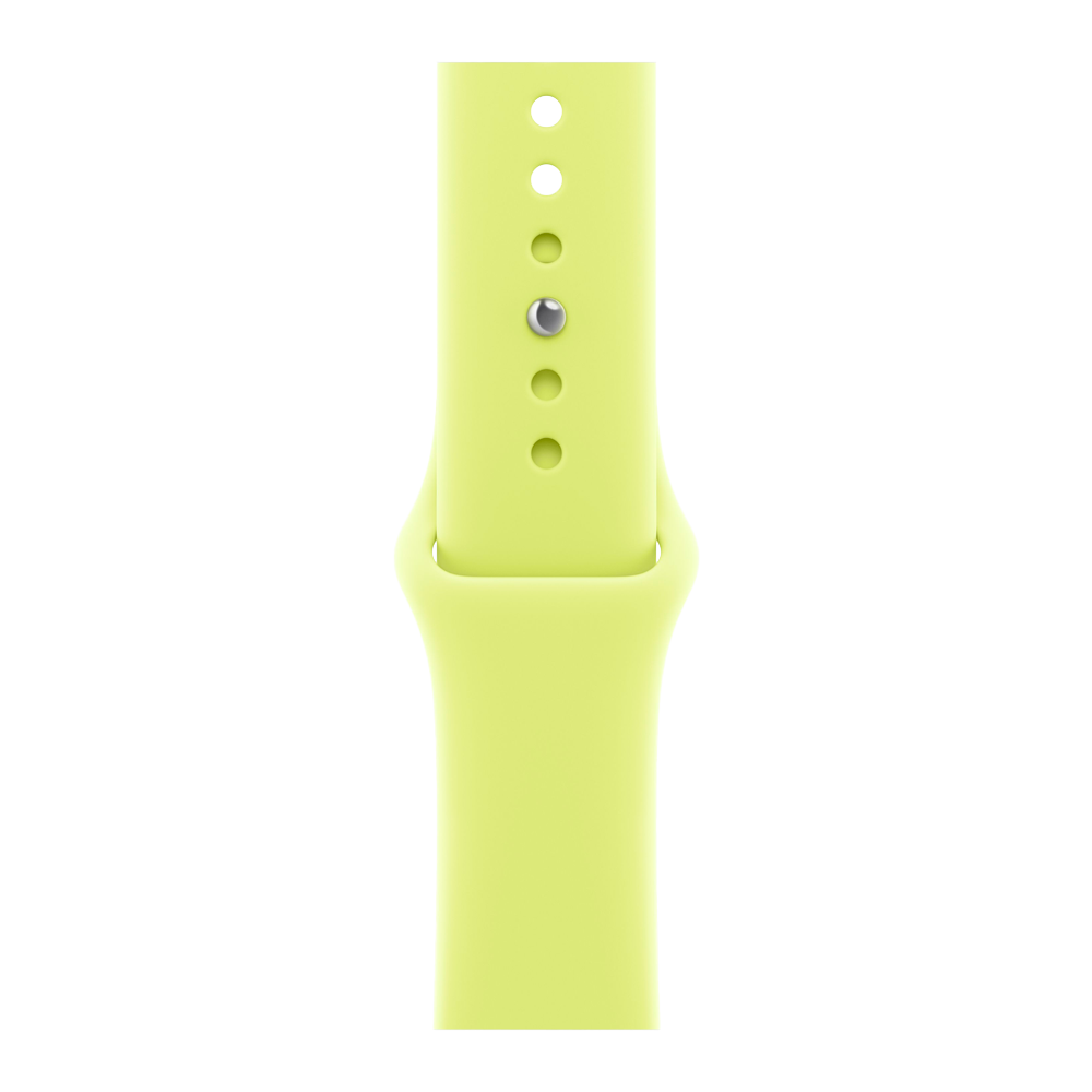 Умные часы Apple Watch Series 11 GPS, 42mm, Space Gray Aluminium Case with Neon Yellow Sport Band, M/L