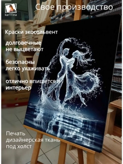 Картина "Водяная симфония", на стену 30х40см 1шт.