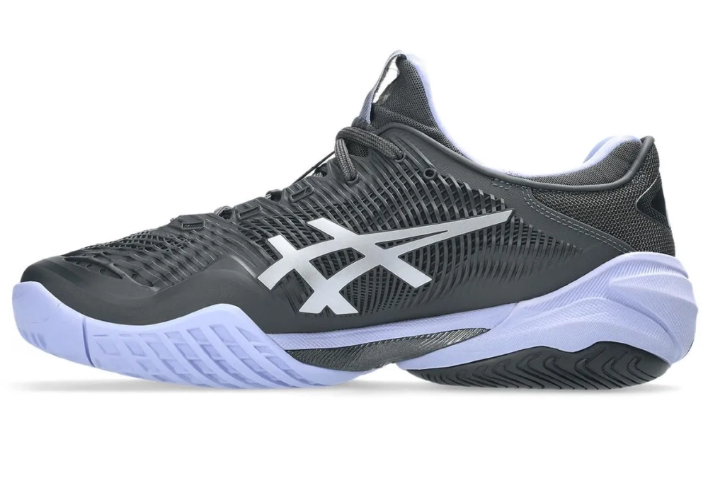 Мужские кроссовки теннисные Asics Court FF 3 Night Energy - graphite grey/pure silver