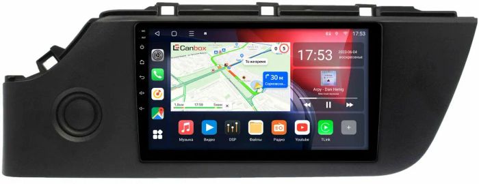 Магнитола для KIA Rio 4, Rio X-line 2020-2022, Solaris KRS/KRX 2024+ - CanBox 9602 Android 10, SIM-слот