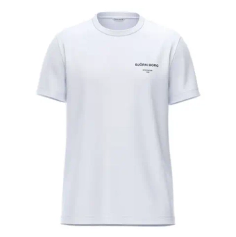 Мужская теннисная футболка Björn Borg Essential 1 - brilliant white