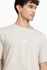 Футболка adidas Essentials Small Logo Single - бежевый