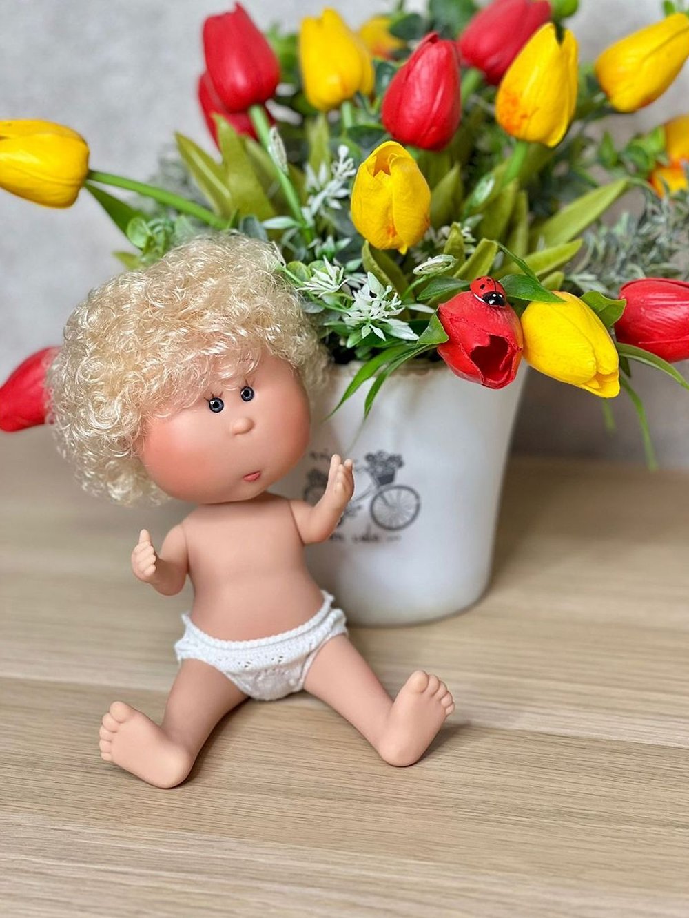 Кукла для девочки виниловая 23см Маленький Мио без одежды (3199W17A)