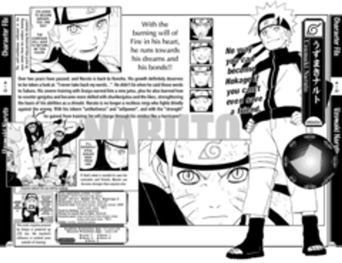 Артбук Naruto: The Official Character Data Book (На Английском Языке)