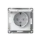 Розетка с крышкой Systeme Electric AtlasDesign Белый ATN000146