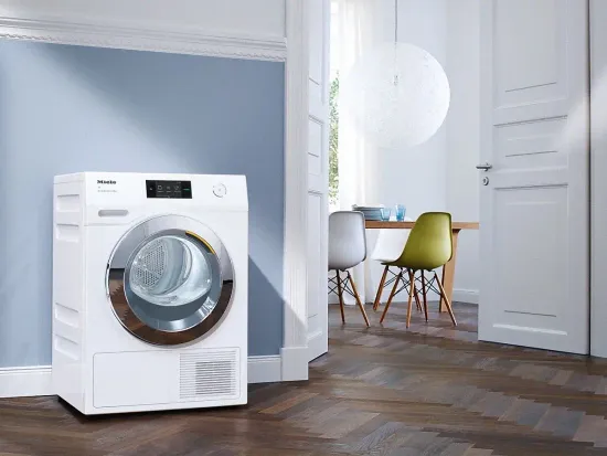 Сушильная машина Miele TCR790WP Chrome Edition, белый лотос