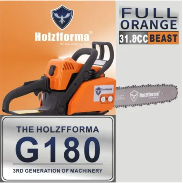 HOLZFFORMA G180 – қуатты әрі сенімді бензин ара. Кәсіби нәтиже әр кесуде!