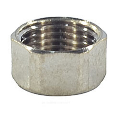 Заглушка латунь никель Ду 15 (1/2") ВР SantechSystems