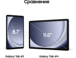 Планшет Samsung Galaxy Tab A9 SM-X110 G99 (2.2) 8C RAM4Gb ROM64Gb 8.7" LCD 1340x800 Android 13 темно-синий 8Mpix 2Mpix BT WiFi microSD 1Tb 5100mAh 7hr