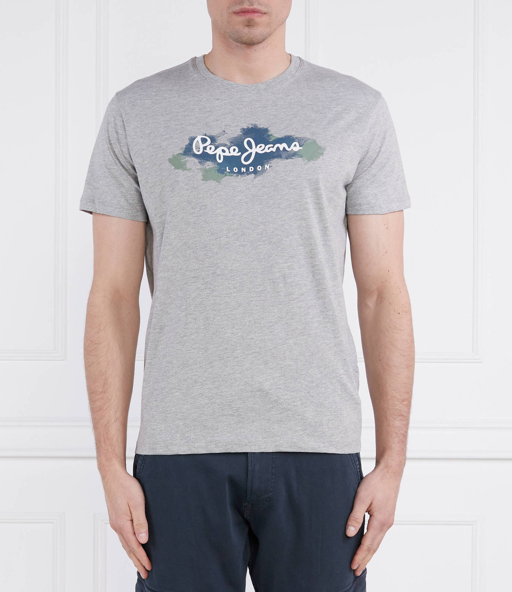 Футболка RAFFAEL Pepe Jeans London - серый(PM508675)