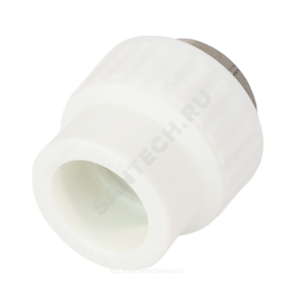 Муфта PP-R комбинированная белая Дн 50х1 1/2" ВР под ключ VALFEX 10134050