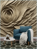 Фотообои 3d "Барельеф цветок" 400х270см