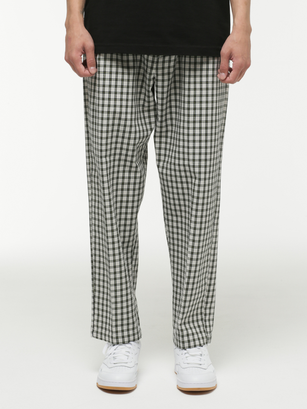 Мужские Брюки Fubar Pleated Plaid