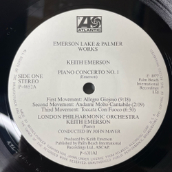 Винтажная виниловая пластинка LP Emerson Lake and Palmer Works (Japan 1980) (Obi) Lend Your Love To Me Tonight