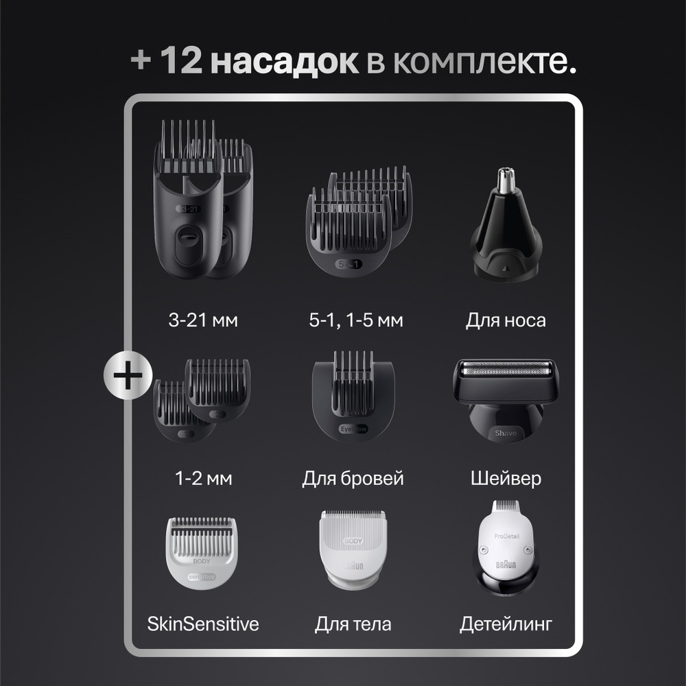Триммер Braun All-In-One Series 7 AIO7580