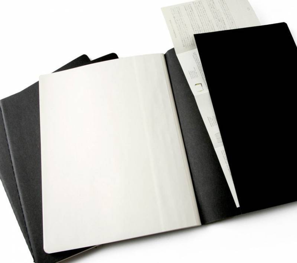 Блокнот Moleskine CAHIER JOURNAL (QP422) 19х25см обложка картон 120стр. в клетку, бежевый (3шт)