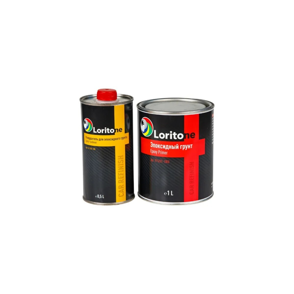 Loritone Грунт эпоксидный 2K Epoxy Primer с отвердителем, 1л+0.5л