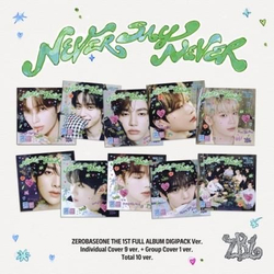 Альбом ZEROBASEONE - NEVER SAY NEVER 1st Album DIGIPACK 10 Version SET