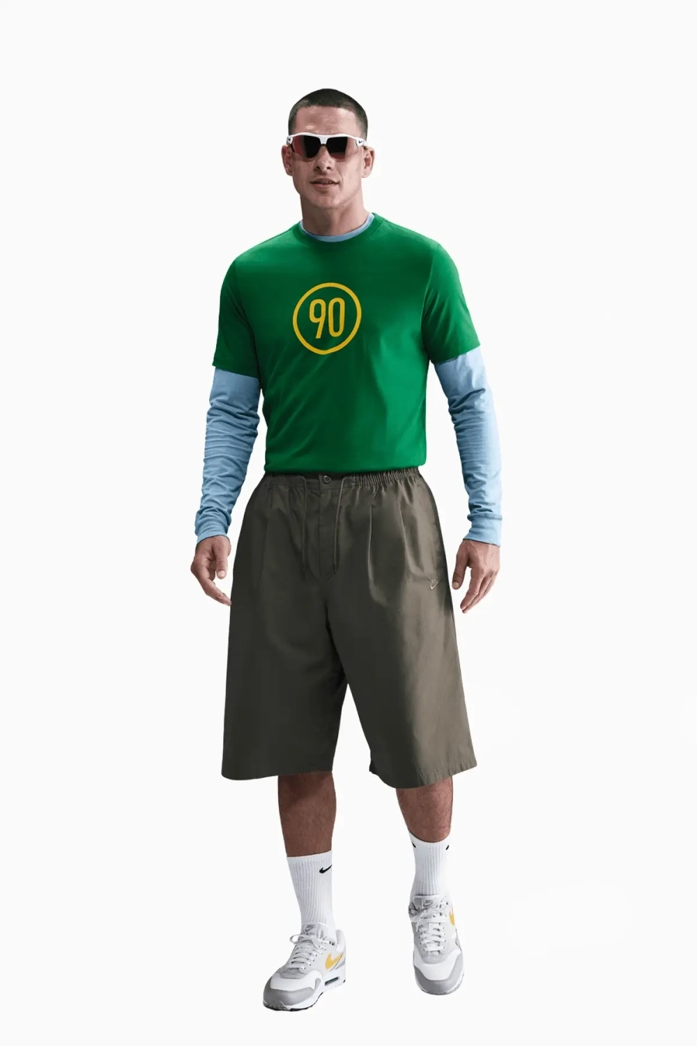 Футболка Nike Total 90 Tee - зеленый