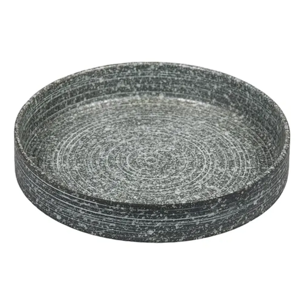 Тарелка с бортом d 25 см h4,5 см глазурь Glossy Stone Untouched Taiga P.L. Proff Cuisine [1]