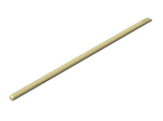 Черенок деревянный для лопат 1200*d40 (высший сорт)