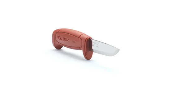 Нож Morakniv Basic 511 углеродистая сталь, пластиковая ручка (красная)