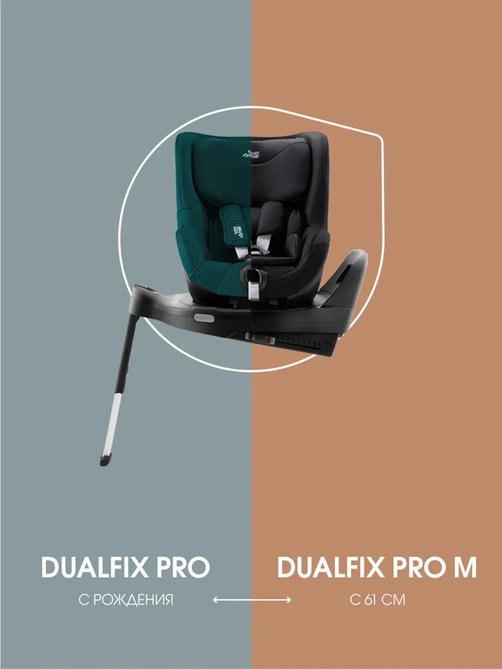 Автокресло 0+/1 Britax Roemer DUALFIX PRO M Style Carbon Black 2000040890, до 18 кг, (61 до 105 см), черный