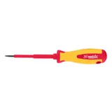 Отвертка Insulated, SL3 x 80 мм, CrMo, до 1000 В, двухкомпонентная рукоятка Matrix Professional — фото 1