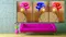 Модульная картина "Золотистые каллы"