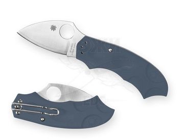 Складной нож Spyderco Meerkat Blue V-TOKU2 C64PBLE c клинком из стали V-TOKU2, рукоять FRN