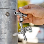 Ключ для шкафов TwinKey® 92 мм Knipex 00 11 01