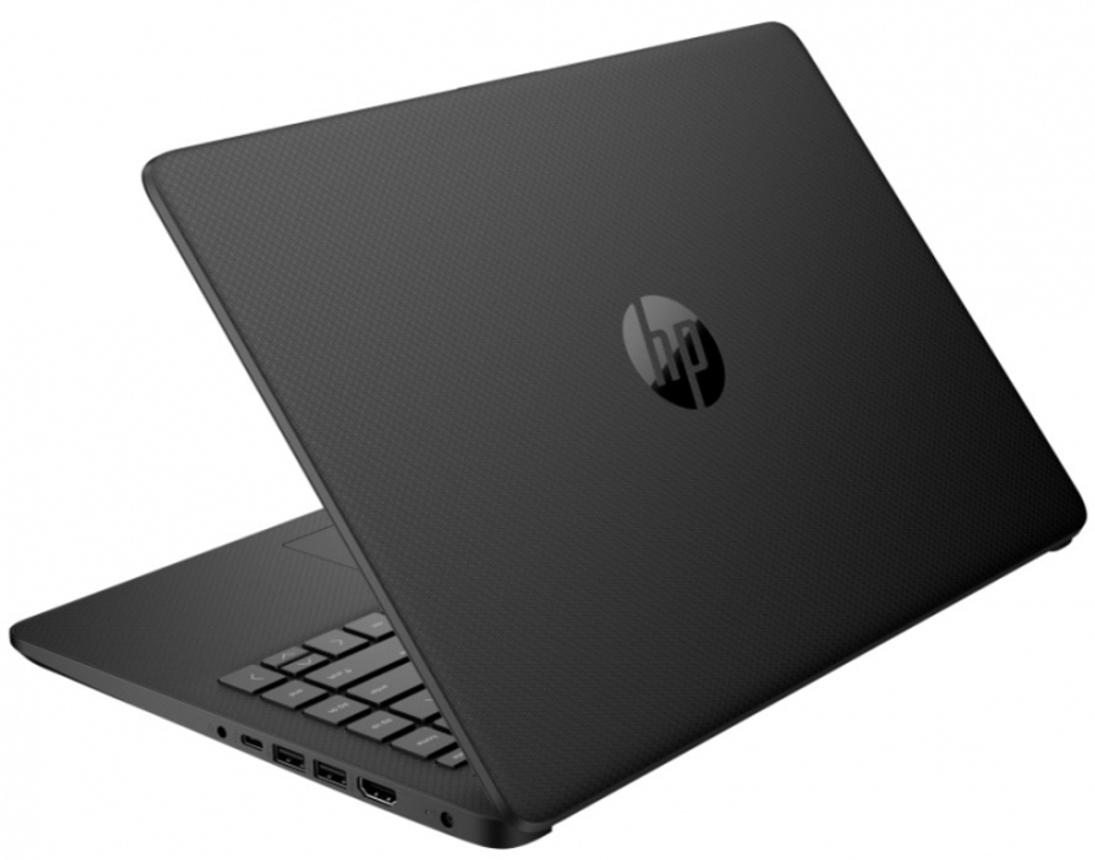 Ноутбук HP 14s-fq0023ur (2X0J3EA) 14"(1366x768)SVA/ Athlon Silver-3050U(2.3ГГц)/ 4Гб/ 256Gb SSD/ Radeon Graphics/ нет DVD/ Win10 / Черный