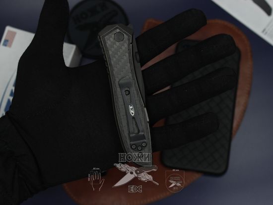 Складной нож Zero Tolerance 0640BLK c клинком из стали CPM-20CV, рукоять титан / карбон