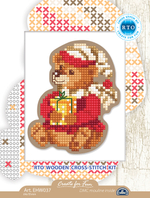 Коллекция:	Вышивка по перфорированной форме¶Название по-английски:	Wooden cross-stitch kit¶Название