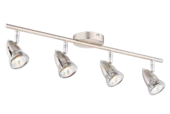 Светильник Sfera Sveta 8714-04/I102 CH+SN, 4×15 Вт, никелевый и сатиновый