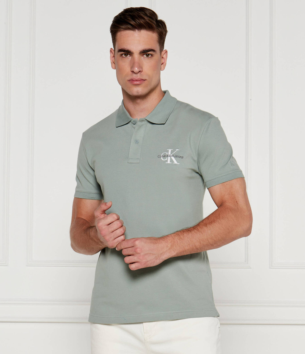 Поло CALVIN KLEIN JEANS - зеленый(J30J325664)