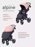 Коляска детская RANT basic "ALPINE" RA450 Coral