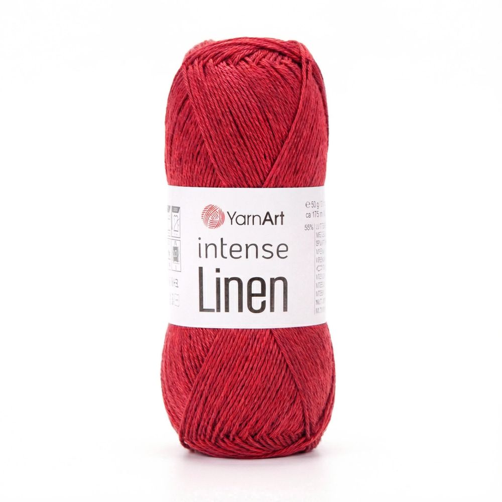 Пряжа YarnArt Intense Linen, Красный