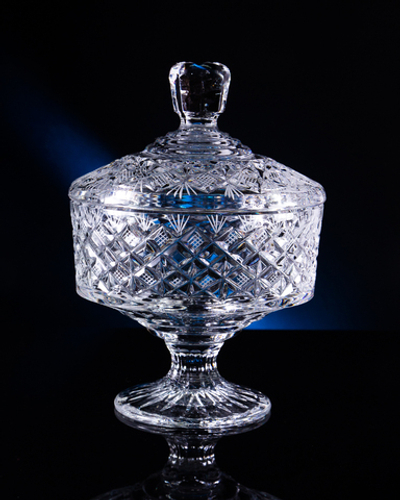 Сахарница с крышкой (Хрусталь) 200124