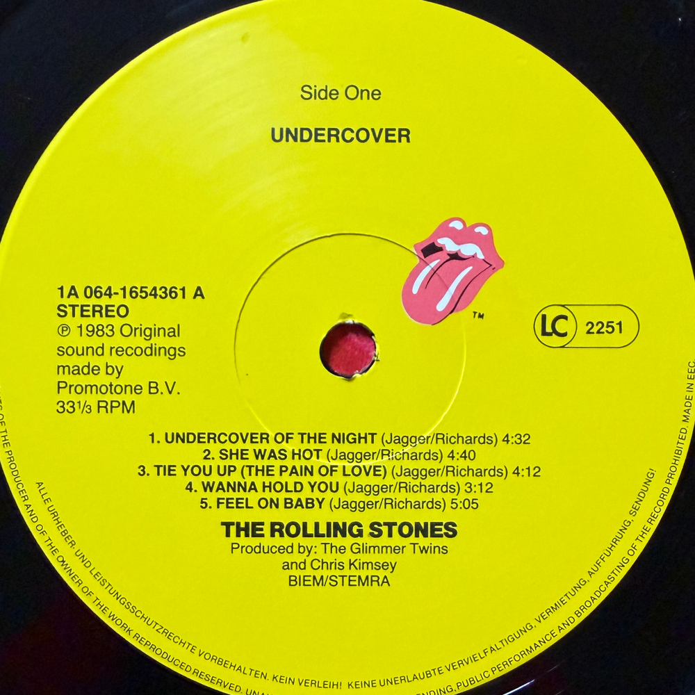 Rolling Stones - Undercover (Европа 1983г.)