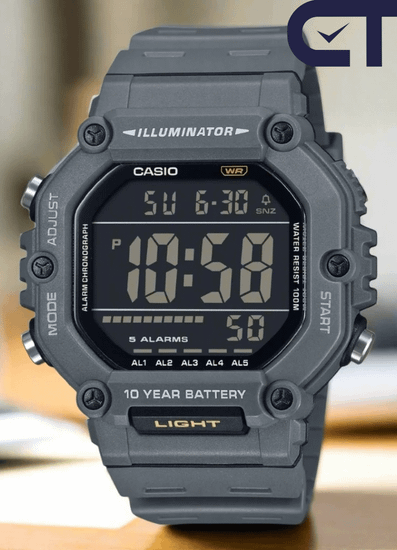 Casio AE-1600H-8B — мужские электронные часы