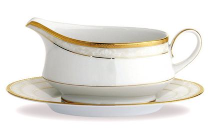 Соусник с подставкой 500мл Noritake Хэмпшир золотой кант