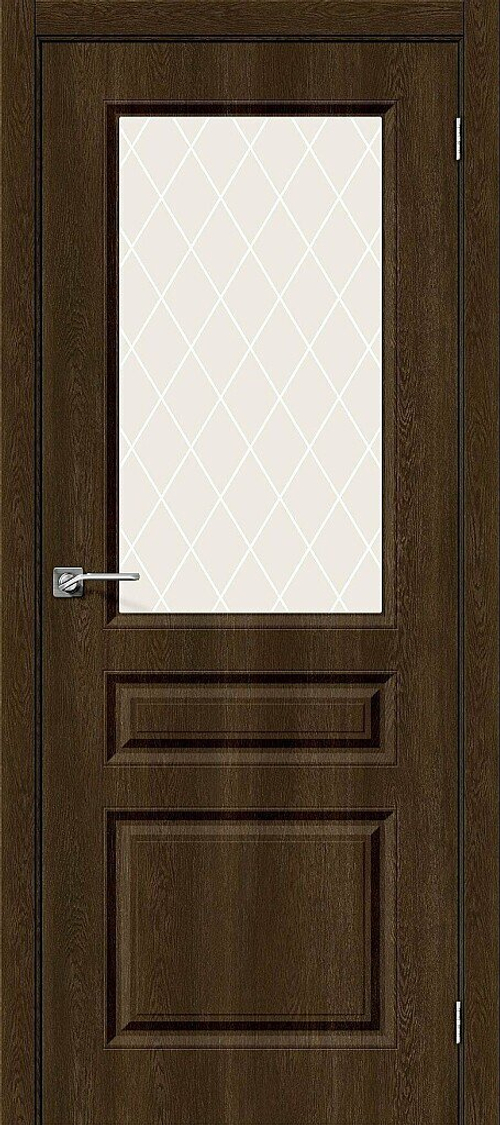 Скинни-15 Dark Barnwood White Сrystal 200*90