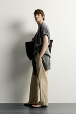 ФУТБОЛКА RELAXED FIT ИЗ МОДАЛА — ZARA