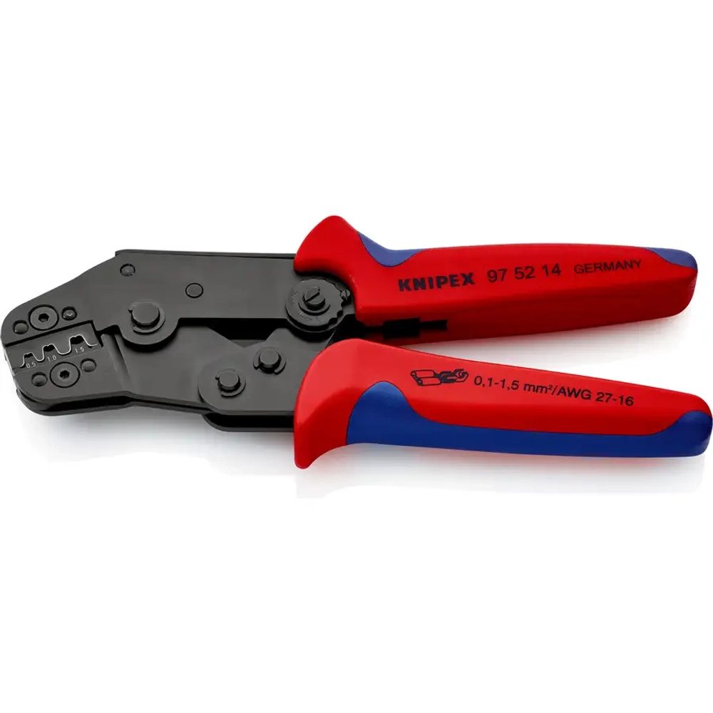 Клещи зажимные для опрессовки чернёные 195 мм Knipex 97 52 14