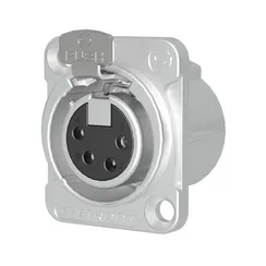 Seetronic MK4F2C Панельный разъём XLR тип D, "мама", 4-контактный